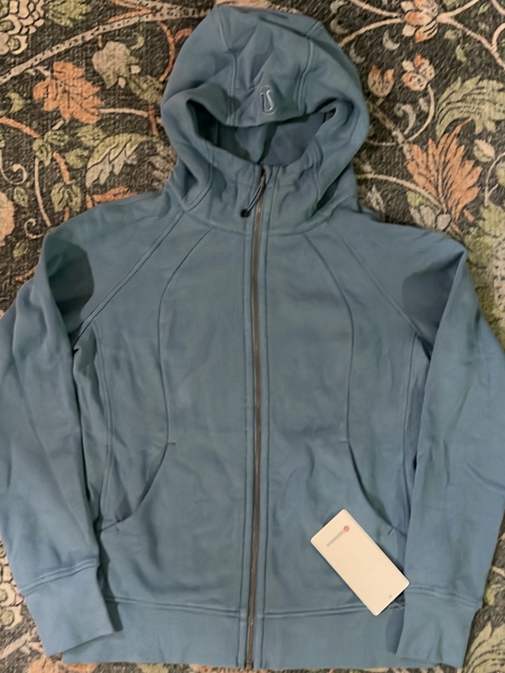 lululemon scuba women Slate Blue Full-Zip Hooded Jacket